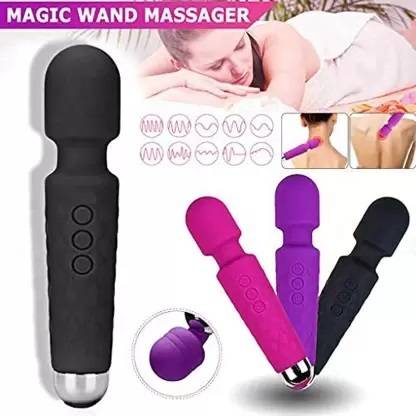 EVETIS Vibrations Pattern Rechargeable Electric Vibrator Massage Pain Relief & & Rechargeable Vibration Machine with 8 Speeds, 20 Modes Massager Massager