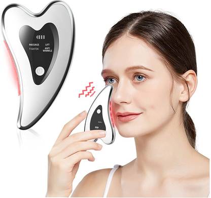 HASTHIP Scraping Instrument Electric Gua Sha Face Massager Neck Massager Electric Gua Sha Tool with 4 Modes Massager