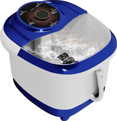 Lifelong LLM819 LLM819 Pedicure Foot Spa with Manual Rollers, Bubble Bath, with water heater Massager