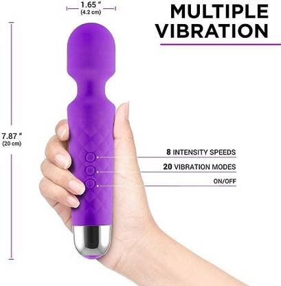 KRITAM Body Massaer Personal Electric 20+ Vibration Modes Rechargeable, Handheld, Cordless, Targeted Massager