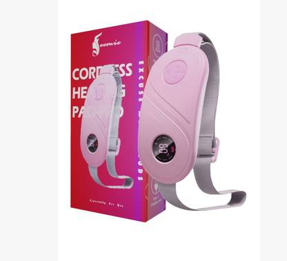 Feemie Cramp Comfort PRO: Portable Cordless Periods Cramps Relief Machine 3-Temp. & 3-Massage Mode Massager