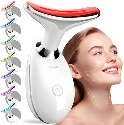 Mantra Impex | 7 Color LED | Face & Neck Skin Lifting| Face Sculpting Tool Electric Facial Portable Galvanic Facial Machine