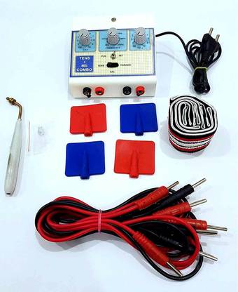 YKID 0023 Physiotherapy Equipment Combo 2 In 1 TENS with MS Mini Machine Massager