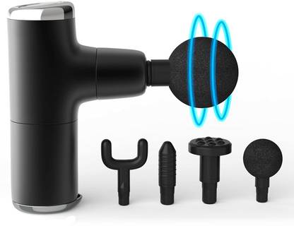 RLN Lifelong LLGM27 Massage Gun Machine for Pain Relief Body, Neck, Shoulders, Back, Arms & Feet Massager