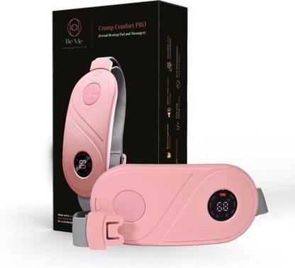 बी मी CCP Pro Cramp Comfort PRO For Period Cramp Relief Massager 60+ inch Adjustable Belt मसाज़र