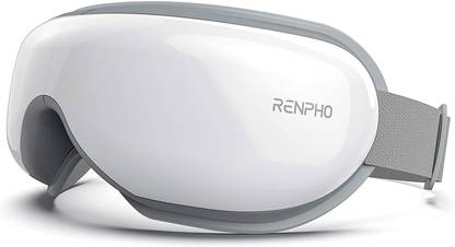 RENPHO Eye Massager with Heat, Pressure, Vibration, 5 Massage Modes, Reduce Eye Strain Dark Circles Improve Sleep Massager