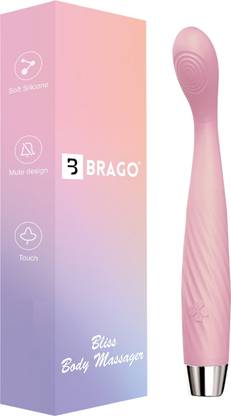 Brago Bliss Groove Body Massager Personal Massager for Women | Flexible Neck, 10 Modes, Heating, Waterproof Massager