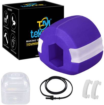 tekme Jaw exerciser for Beginners 30-LBS define your jawline, Slim & tone your face, Look younger & healthier with Neck rope Jawline(With Accessories) Massager
