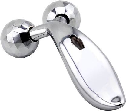 Misaki 3DM1 3D Manual Roller for Face Lift Instrument Skin Tightening Massager (Silver) Massager