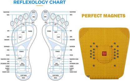 h&d craft Sport MAT method through SDMV-42 Reflex Points OF Sole which involves Pressure Yellow 1.9 mm Accupressure Mat