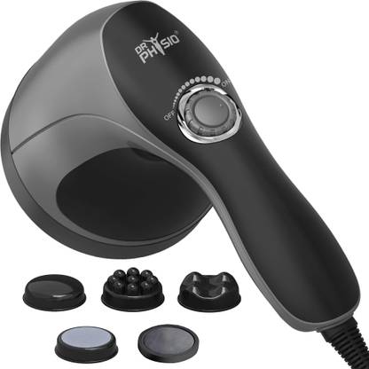 DR PHYSIO (USA) 1021 Full Body Pains Relief Handheld Electric Massager Machine for Relaxation with 5 Massage Heads Vibration Massager