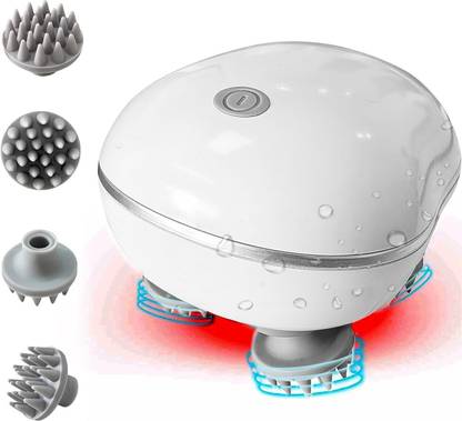 Zovilstore Electric Head,Scalp Massager | Rechargeable Head Kneading Massage Machine 3 Speed Mode Handheld.Portable,Scalp Scratcher Body Massager for Hair Growth Massager