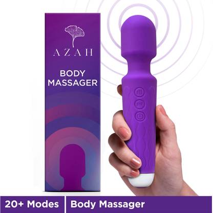AZAH Personal Massager For Women | 20 Modes, USB Charging, Waterproof, Cordless Body Massager Massager