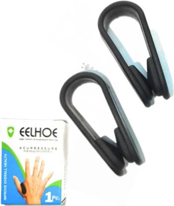 WYNX 2pc Sugar Control Acupressure Point Clip for Headache Relief & Stress for Diabetes Blood Sugar Control with Pinpoint Acupuncture Technique Therapeutic Massager