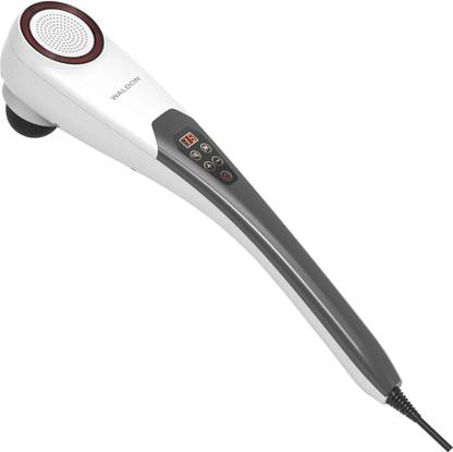 WALDON PL-620AC Electric Multi-Functional Handheld Full Body Hammer Massager with 5 Massage Heads, , 5 Mode & 6 Speed Settings for Pain Relief & Relaxation (Black & White), Back, Leg & Foot Massager