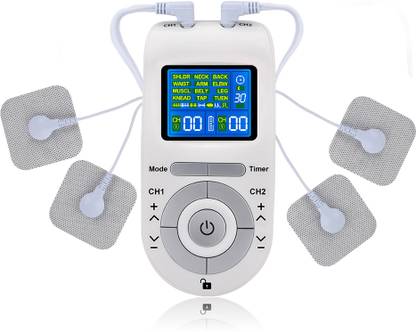 HANNEA Home Use Tens Unit Muscle Stimulator Electronic Pulse Massager Rechargeable