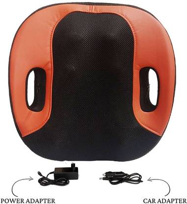 Easy Deal India EDI Nack And Back Calf Shiatsu 12 Ball Multifunction Massage Cushion Machine For Car Home & Office Use Car Charger & Electric Charger Inclusive (Multicolour) Massager