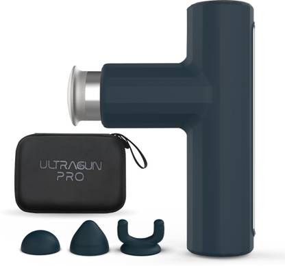 UltraCare PRO UltraGun PRO Massage Gun with Unique metal head for Oil Massage and 3 Soft Silicone Heads | Ultra compact lightweight | with 1 year warranty. Massager