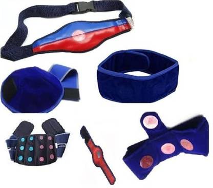 SRI GURUKULAM AGENCY Magnetic Therapy Energy Bio Magnet Belts Couple of body Pain Remove Magnetic Therapy Set- 6 Massager
