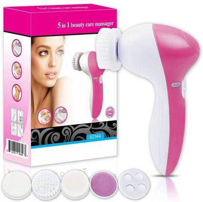 4beauty Therapy 5 IN 1 face massager|Facial at Home|Removes Dead Cells With 5 Attachment 5 IN 1 face massager|Facial at Home|Removes Dead Cells With 5 Attachment Massager