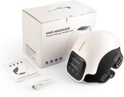 POWEREST Rechargeable Knee Massager for joint pain relief- Heat and Kneading Physiotherapy Relaxing Heat Flow Calf & Knee Massage Machine to Reduce Swelling Massager