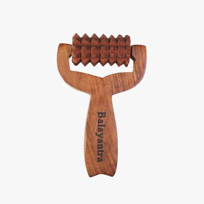 Adon Wooden Handheld Roller | For Hair Growth | Blood Circulation | Pain Relief | Scalp Care… Massager