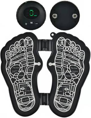 TRK IMPEX Rechargeable Shiatsu Foot Acupuncture Massage Mat Pad Pulse Physiotherapy Rechargeable Shiatsu Foot Acupuncture Massage Mat Pad Pulse Physiotherapy Massager
