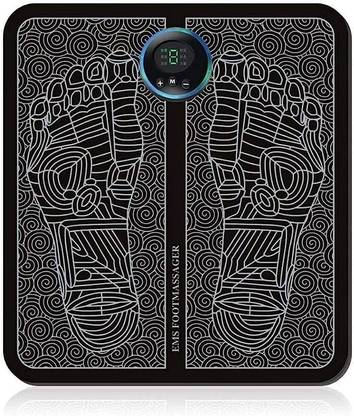 Airoxa Foot Massager Pain Relief, Wireless EMS Massage Machine Mat, Rechargeable AE Circulation,Electric Deep Kneading Foot Booster for Feet,Legs Folding Portable Massager