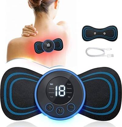 TERN Magic Stickers Portable Mini Intelligent Electronic Massage For Work Rest Travel Pain Relief Wireless Vibrating Massager 8 Mode & 19 Strength Level Massager