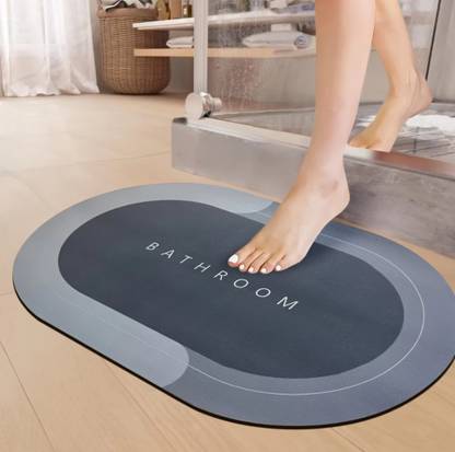 GLACI Rubber Bathroom Mat