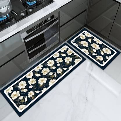 Aksharkala Rubber Kitchen Mat