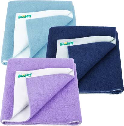 Bumpers Waterproof Baby Dry Sheet, Small Size, Pack of 3