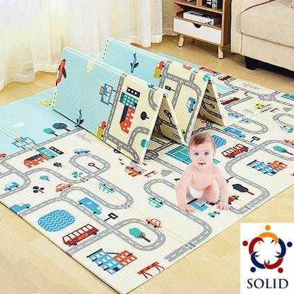 Solid Cotton Baby Play Mat
