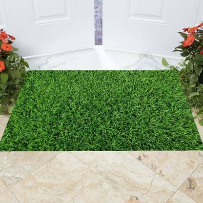 REVEXO Artificial Grass Bathroom Mat