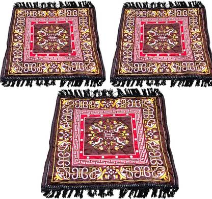 Laughing buddha Velvet Prayer Mat