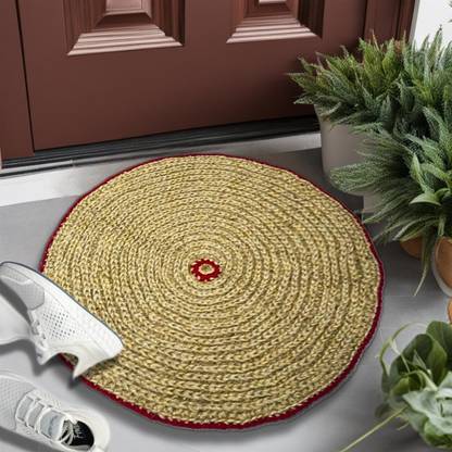 OWNN CRAFTS Jute Door Mat