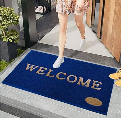 Aksh Creation PP (Polypropylene), Rubber Door Mat