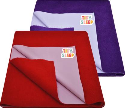 TIDY SLEEP Cotton, Fleece Baby Bed Protecting Mat