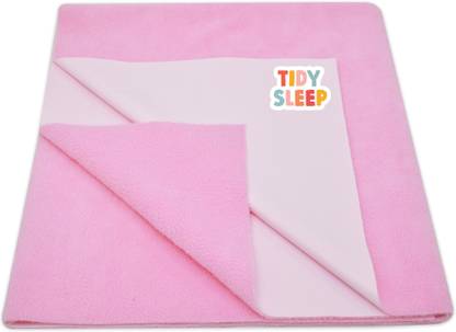 TIDY SLEEP Cotton, Fleece Baby Bed Protecting Mat
