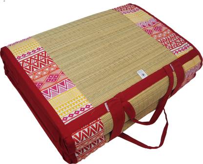 Home Tex Life : Seamless Style and Smile Korai Pai Foldable Mat 18 inch Double Cotton Mattress