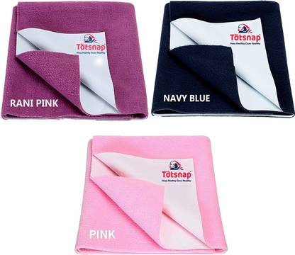 Totsnap Fleece, Rubber Baby Bed Protecting Mat