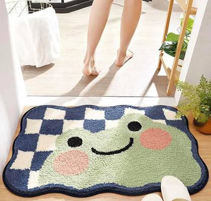 Roseate Microfiber Bathroom Mat