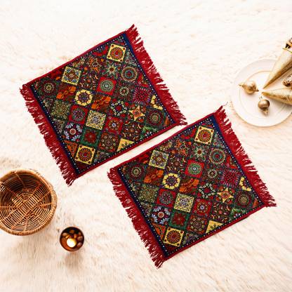 KUBER INDUSTRIES Velvet Prayer Mat