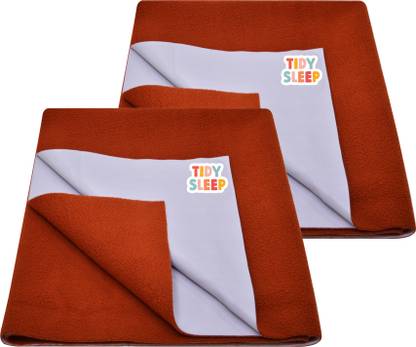 TIDY SLEEP Cotton, Fleece Baby Bed Protecting Mat