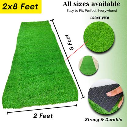 TurfTexture Artificial Grass, PP (Polypropylene) Floor Protecting Mat