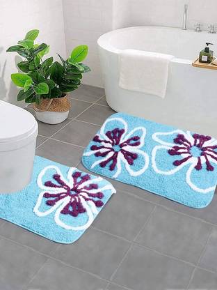 Saral Home Cotton Bathroom Mat