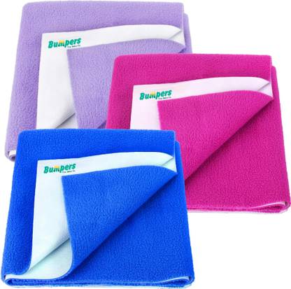 Bumpers Waterproof Baby Dry Sheet, Small Size, Pack of 3