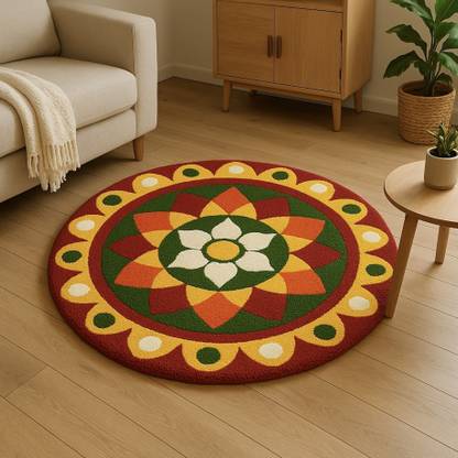 Roseate Microfiber Floor Mat