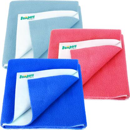 Bumpers Waterproof Baby Dry Sheet, Small Size, Pack of 3