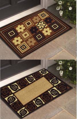 एथोम ट्रेंडज़ पॉलिएस्टर डोर चटाई